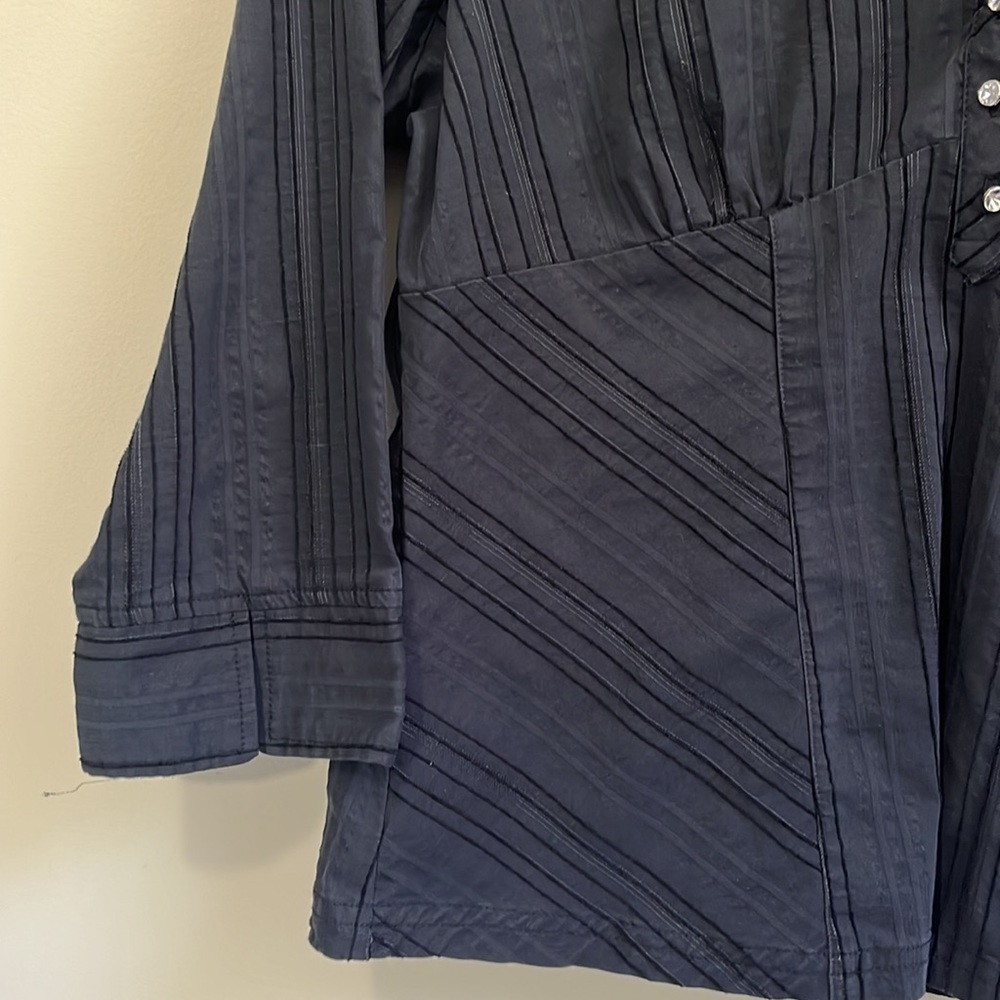 Women’s Stretch Blouse Size Large - Picture 3 of 9